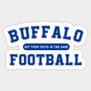 Buffalo Football College Sticker